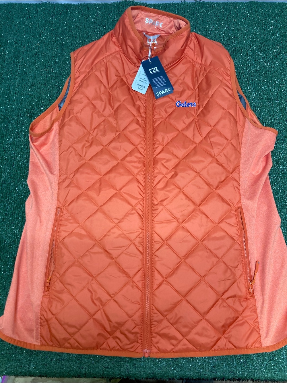 Cutter & Buck Florida Gators Quilted Spark Vest men’s size XXL (OKPM-06-023)